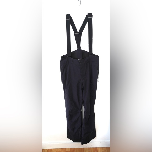 BOGNER MEN INSULATED SKI PANTS Bib Black Snow Ski Snowboarding Size XL - Picture 2 of 11